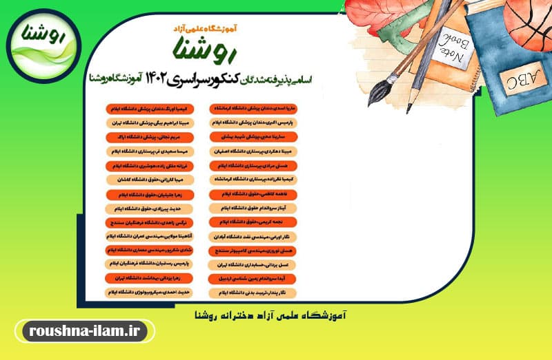 آموزشگاه علمی آزاد دخترانه روشنا